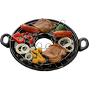 Ver imagem 4 de Panela Multigrill Churrasqueira de Fogão 30cm Preto 4 Peças