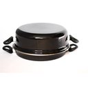 Ver imagem 1 de Panela Multigrill Churrasqueira de Fogão 30cm Preto 4 Peças