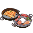 Ver imagem 3 de Panela Multigrill Churrasqueira de Fogão 30cm Preto 4 Peças