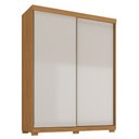 Ver imagem 5 de Guarda Roupas Solteiro 100% MDF 2 Portas de Correr 3 Gavetas com Pés Natale
