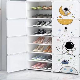 Sapateira Modular Portatil 8 Portas Armario Infantil Organizador Multiuso Guarda Roupa Brinquedos Pr - 2