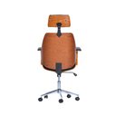 Ver imagem 7 de Cadeira de Escritório Ergonômica Giratória Fratini Kopenhagen Presidente Apoio Cabeça Office Preta