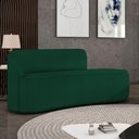 Ver imagem 2 de Sofá 3 Lugares Orgânico 180 Cm Morgan Bouclê Verde D03 - D'Rossi