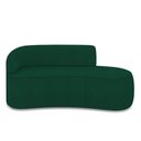 Ver imagem 5 de Sofá 3 Lugares Orgânico 180 Cm Morgan Bouclê Verde D03 - D'Rossi