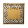 Caixa em Mdf com Tampa Trabalhada a Laser Convite Barroco Cru D 20x20cm - Decorss - 1