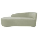 Ver imagem 6 de Kit Divã Recamier Orgânico França 160cm Lado Esquerdo e Poltrona Amore Bouclé
