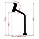 Ver mais imagens de Cuba de Vidro Redonda 42cm Amarela + Valvula + Torneira Preta