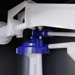 Kit Mecanismo Reparo Completo Universal Acionamento Lateral C/ Boia Caixa Acoplada Descarga | Astra - 8