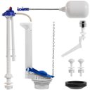 Ver imagem 1 de Kit Mecanismo Reparo Completo Universal Acionamento Lateral C/ Boia Caixa Acoplada Descarga | Astra