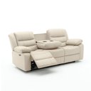 Ver imagem 1 de Sofá Reclinável Elétrica Sala de Cinema Oscar 3 Lugares com Massagem Aquecimento Entrada Usb/usb-c P