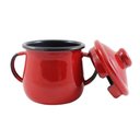 Ver imagem 3 de Açucareiro Esmaltado Vermelho 380 Ml Ewel