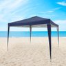 Tenda Gazebo Sanfonado Articulada Impermeável Barraca Camping e Praia 3x3 Fortt Azul - Tgs001-a - 2