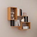 Ver imagem 1 de Nicho Retangular 100% Mdf Industrial F25 Freijó/preto - Dalla Costa