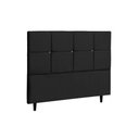 Ver imagem 1 de Cabeceira Casal Jbe Paris 144cm Bege Cama Box 138cm Preto