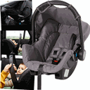 Ver imagem 2 de Bebe Conforto Cadeirinha Galzerano Dzieco Grid Preto Cinza