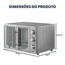Ver mais imagens de Forno e Fritadeira sem Óleo Oster 42l French Door 2 em 1 110v