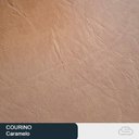Ver imagem 3 de Conjunto Mesa Bistrô com 2 Banquetas Lais Courino Caramelo | Aço Preto - Sallar Home