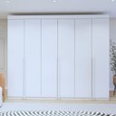 Ver imagem 2 de Guarda Roupa Casal 6 Portas 8 Gavetas 100% MDF Versatil