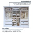 Ver mais imagens de Guarda Roupa Casal 6 Portas 8 Gavetas 100% MDF Versatil