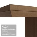Ver imagem 4 de Mesa de Jantar 5275 6 Lugares Retangular MDP Rustic Branco Madesa