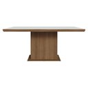 Ver imagem 7 de Mesa de Jantar 5275 6 Lugares Retangular MDP Rustic Branco Madesa