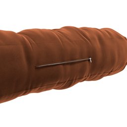 Almofada para Cabeceira Encosto Apoio Lombar Spot 160cm com Porta Celular Veludo - Desk Design - 3