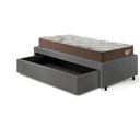Ver imagem 7 de Base Box Cama Solteirão Sapateira Courino Linho Cinza e Colchão Relax Adorabile Ecoflex 96x203