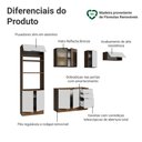 Ver imagem 4 de Armário de Cozinha Completa 270 cm Rustic/Branco Stella Madesa 13