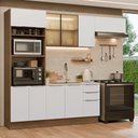 Ver imagem 1 de Armário de Cozinha Completa 270 cm Rustic/Branco Stella Madesa 13