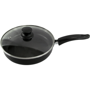 Frigideira Antiaderente Nº24 com tampa de vidro 2,5 Litros