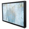 Quadro Decorativo Abstrato Mármore Piscina em Moldura Caixa Tacolado Moldura Trad 1cm Preta com Vidr - 3