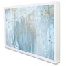 Quadro Decorativo Abstrato Mármore Piscina em Moldura Caixa Tacolado Moldura Trad 1cm Preta com Vidr - 2