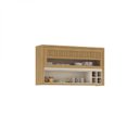 Ver imagem 4 de Armário 120cm 1 Porta Horizontal com Vidro, Nicho e Garrafeiro MDF Lisboa Itatiaia