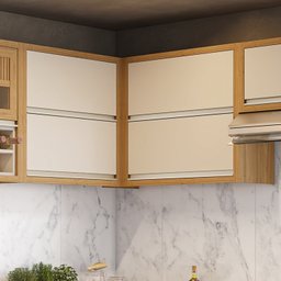 Armário Canto 4 Portas Horizontais MDF Lisboa Itatiaia - 2