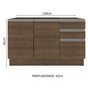 Ver imagem 6 de Balcão de Pia 2 Portas e 3 Gavetas Rustic Madesa