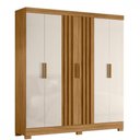 Ver imagem 2 de Conjunto Guarda-roupa 3 Peças 6 Portas 12 Gavetas Moval