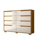 Ver imagem 3 de Conjunto Guarda-roupa 3 Peças 6 Portas 12 Gavetas Moval