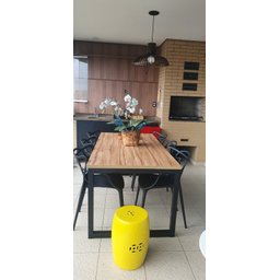 Mesa Estilo/Modelo Industrial 2,00 x 0,90 (Somente a mesa) - 5