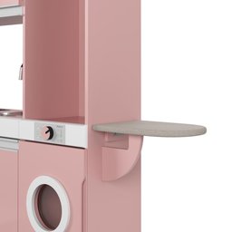 Cozinha Infantil Luli C/ Refrigerador, Fogão, Micro-ondas, Máq. Lavar/tabua Passar Rose Ofertamo - 7