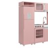 Cozinha Infantil Luli C/ Refrigerador, Fogão, Micro-ondas, Máq. Lavar/tabua Passar Rose Ofertamo - 3