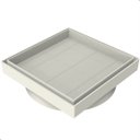 Ver imagem 5 de Kit com 2 Ralos Oculto Invisível Anti Inseto 15x15 Branco