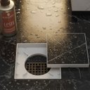 Ver mais imagens de Kit com 2 Ralos Oculto Invisível Anti Inseto 15x15 Branco