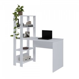 Kit 3 Peças Escrivaninha Match, Estante e Mesa Lateral - 14 Kit 3 Peças Escrivaninha Match, Estante e Mesa Lateral - 14