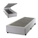 Ver imagem 1 de Box Baú Branco Solteiro 96x203x45 - King House