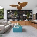 Ver imagem 5 de Ventilador de Teto Com Controle Remoto Natuvent Dahlia No Light 3 Pás Madeira Imbuia 220v