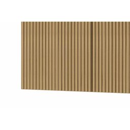 Armário Aéreo Cozinha Modulado Rainha C/ 2 Portas Ripadas 120 Cm Nature - Nesher - 8