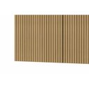 Ver mais imagens de Armário Aéreo Cozinha Modulado Rainha C/ 2 Portas Ripadas 120 Cm Nature - Nesher