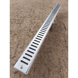 Ralo Linear Abre Fecha 5x70 Inox 304 Coletor Branco Sifonado Banheiro - 7