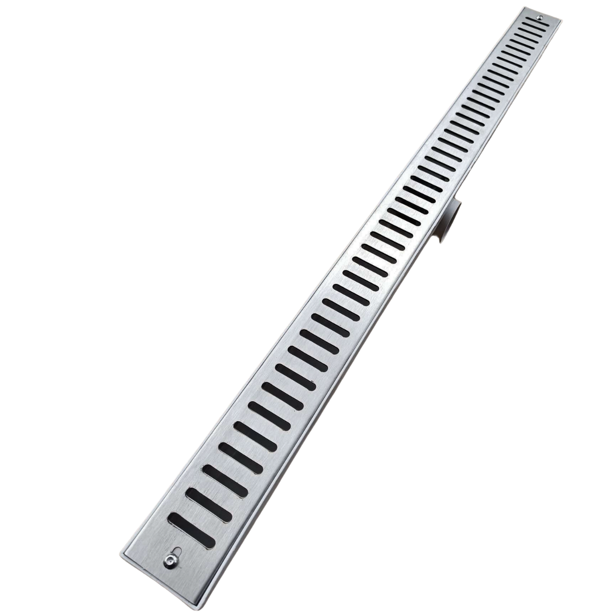 Ralo Linear Abre Fecha 5x70 Inox 304 Coletor Branco Sifonado Banheiro - 9