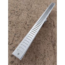 Ralo Linear Abre Fecha 5x70 Inox 304 Coletor Branco Sifonado Banheiro - 8